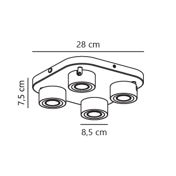 Lampa sufitowa Clyde NO2412256003 - Nordlux - obrazek 10