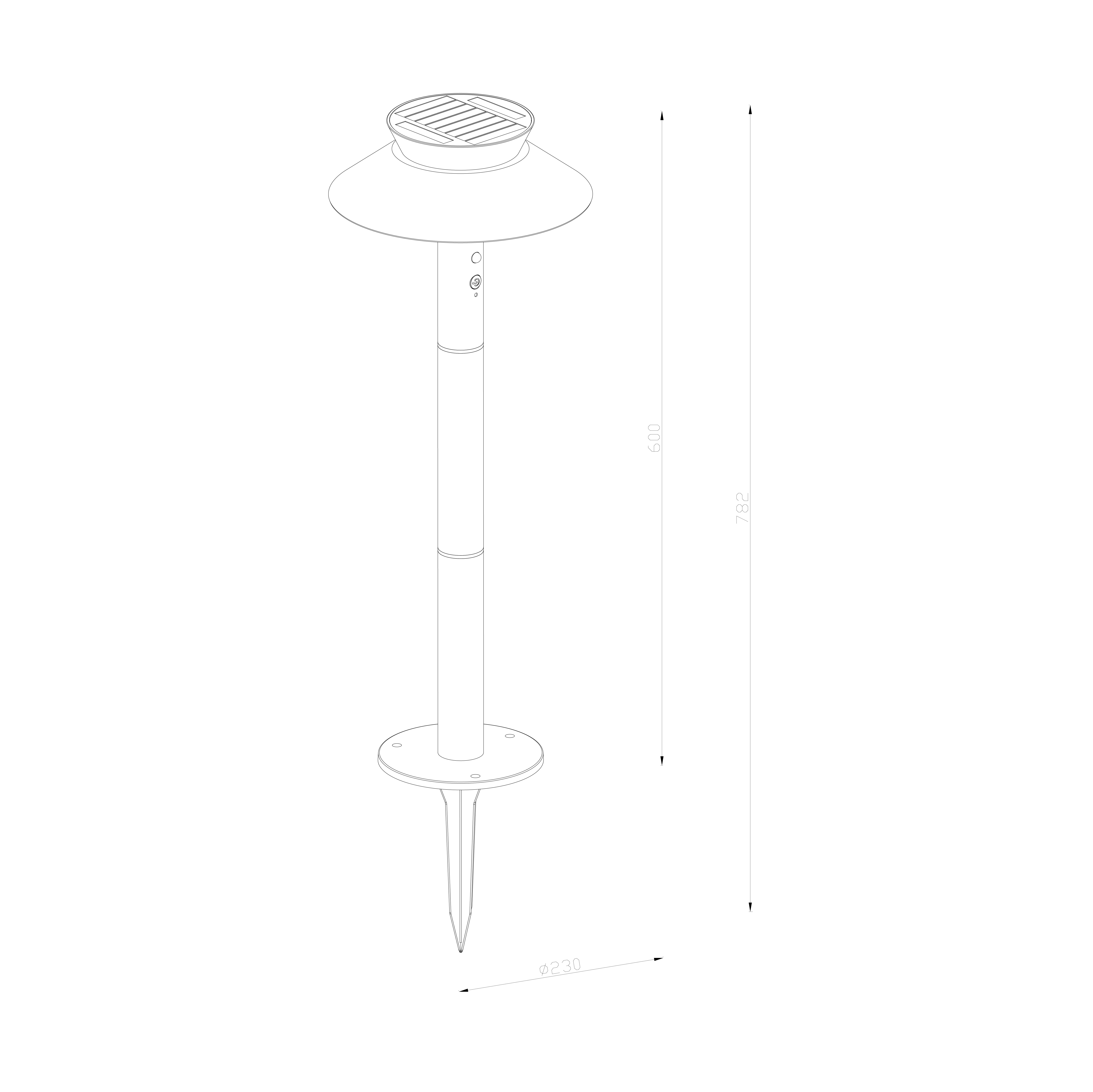 Lampa ogrodowa zewnętrzna Justina NO2418098003 - Nordlux - obrazek 4