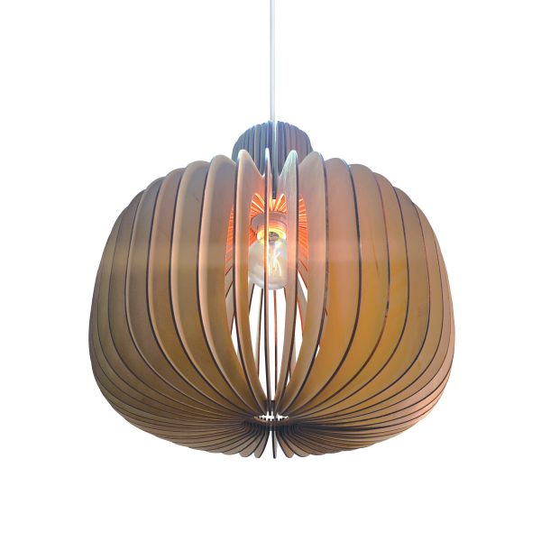 Lampa wisząca drewniana E27 Hazo NO2512053014 - Nordlux