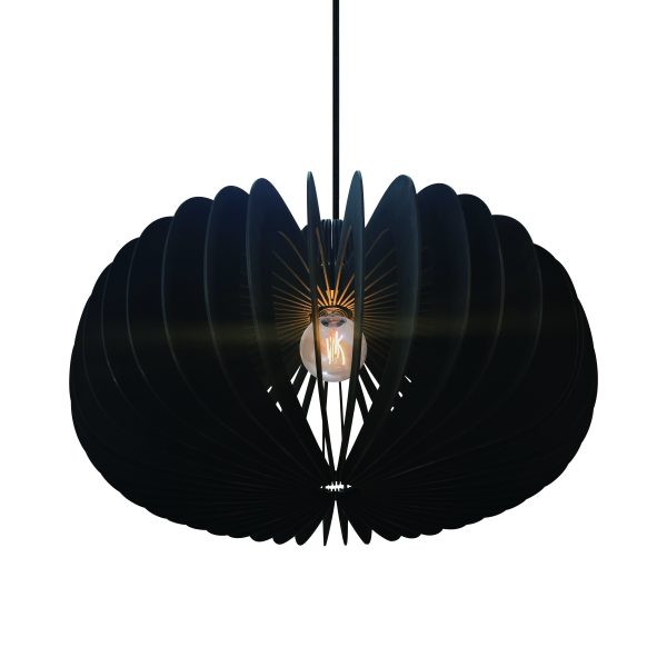 Lampa wisząca drewniana E27 Hazo NO2512073003 - Nordlux