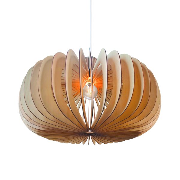 Lampa wisząca drewniana E27 Hazo NO2512073014 - Nordlux