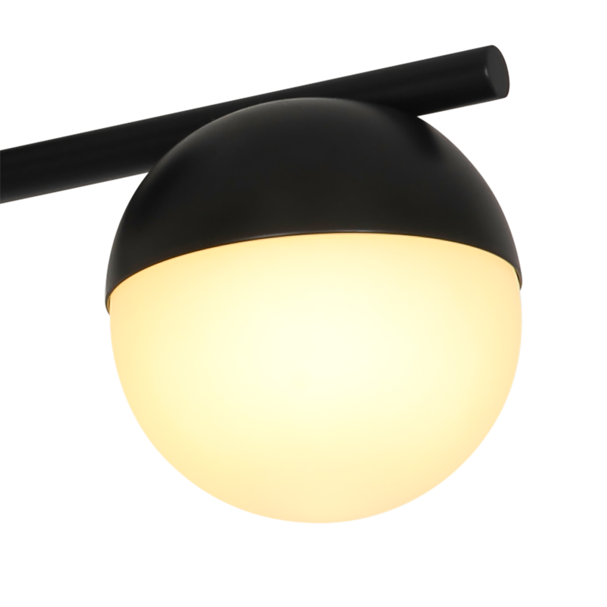 Lampa sufitowa Contina – czarna + 3 klosze szklane NO2512096003 - Nordlux - obrazek 3