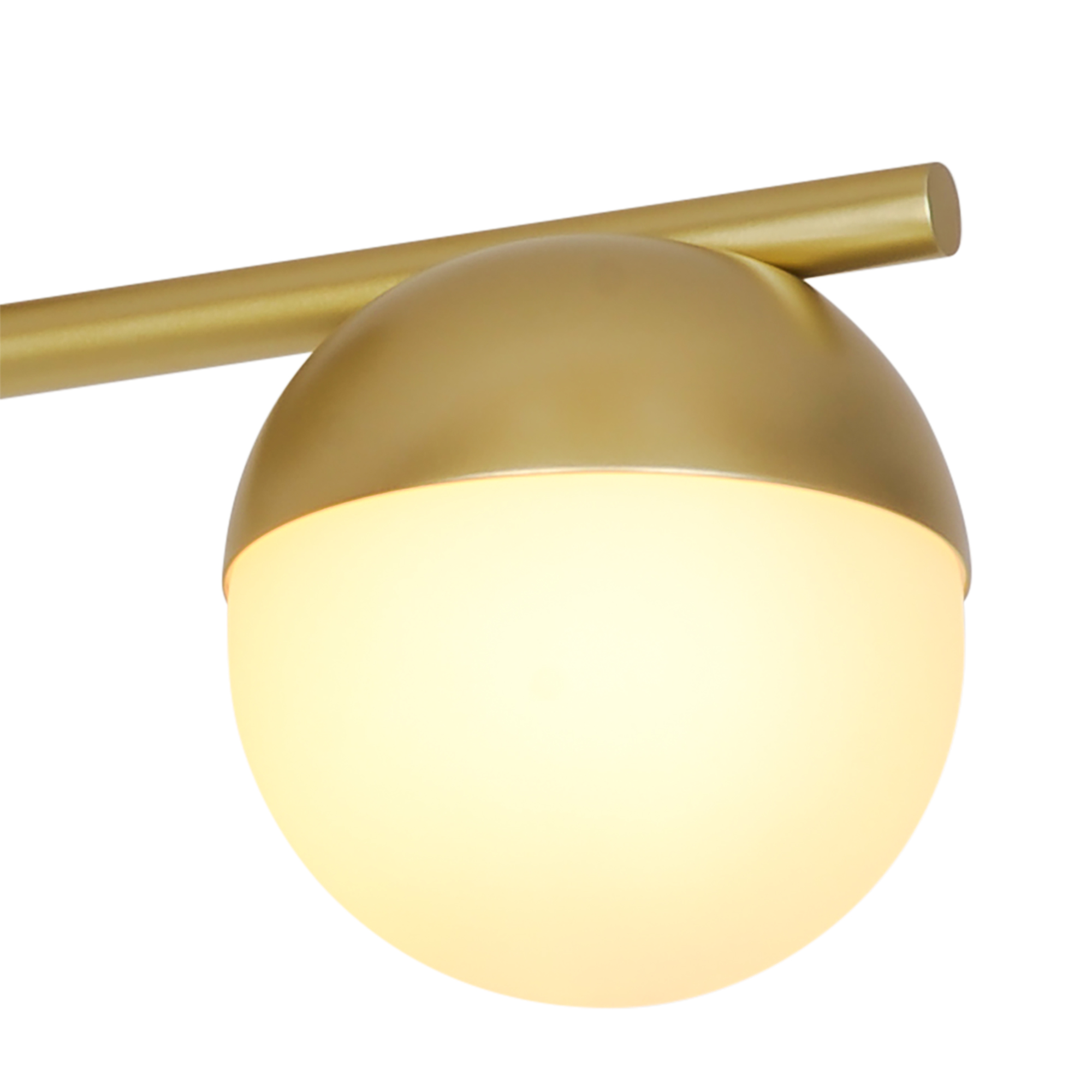 Lampa sufitowa Contina – mosiężna + 3 klosze szklane NO2512096035 - Nordlux - obrazek 3