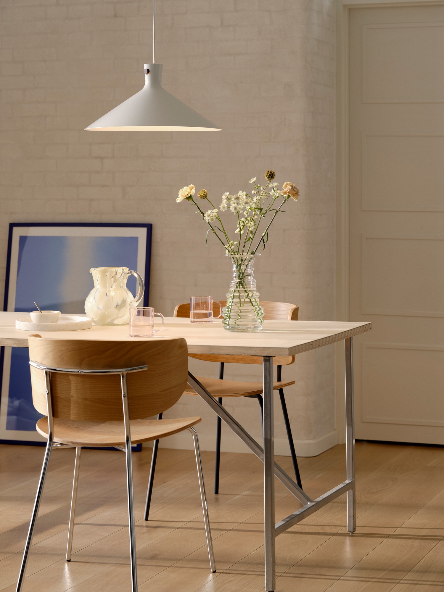 Lampa wisząca do kuchni biała metalowa Dorina NO2512143001 - Nordlux - obrazek 6