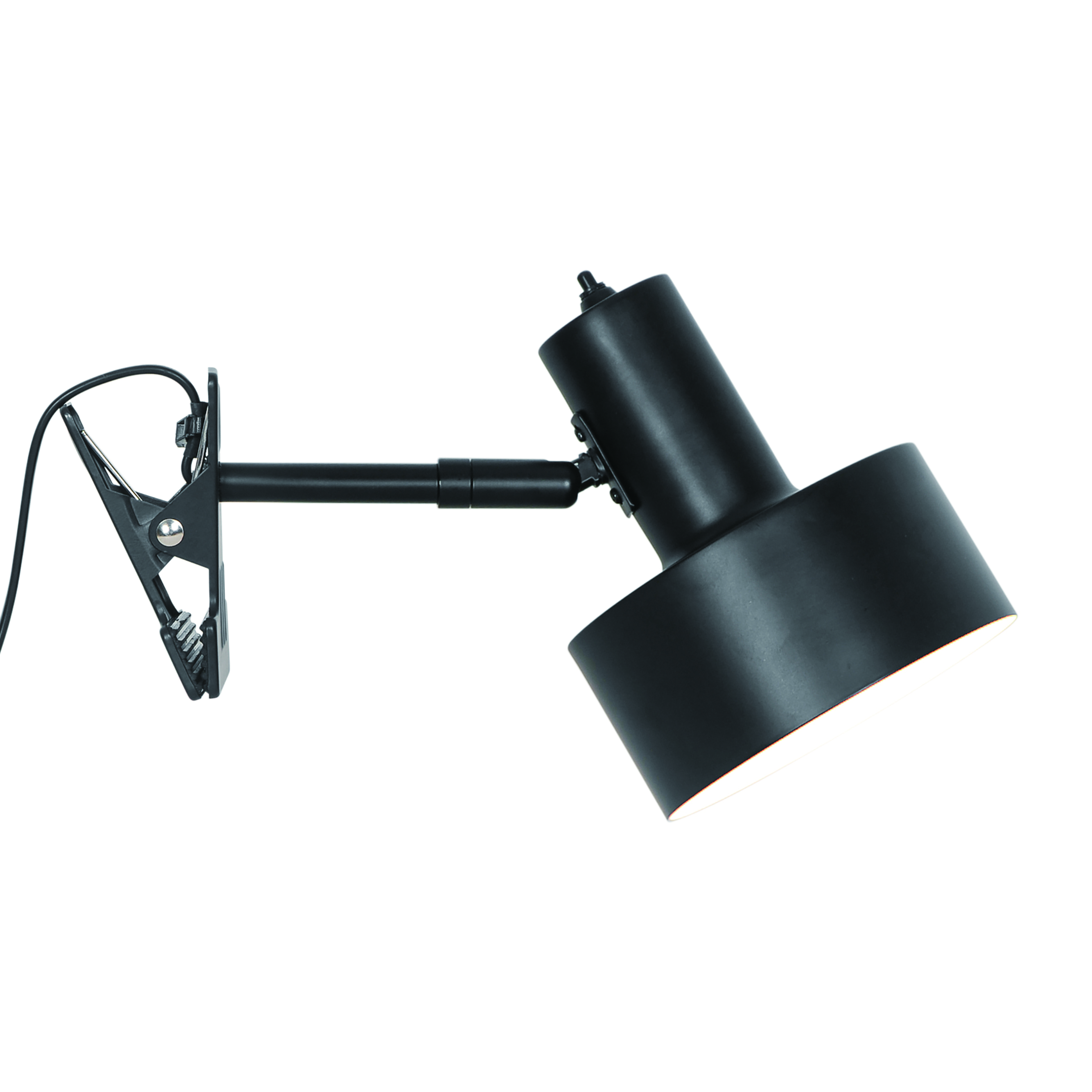 Lampa z klipsem minimalistyczna Nordlux MATIS — czarna, E27, 2512222003 - obrazek 3