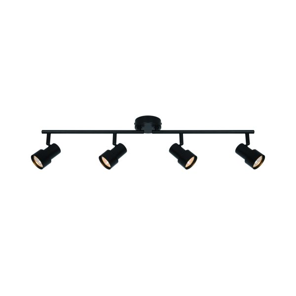 Lampa sufitowa listwa czarna 4-reflektory GU10 Boston NO2512380103 - Nordlux