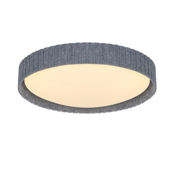 Lampa sufitowa Corato 50 cm na szarym filcu 3xE14 NO2512466010 - Nordlux