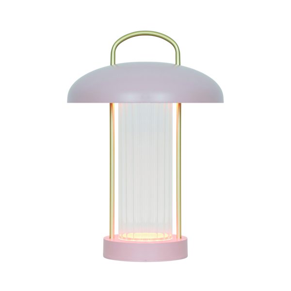 Lampa przenośna nocna ładowana USB LED 3W różowa Mirano NO2512505057 - Nordlux