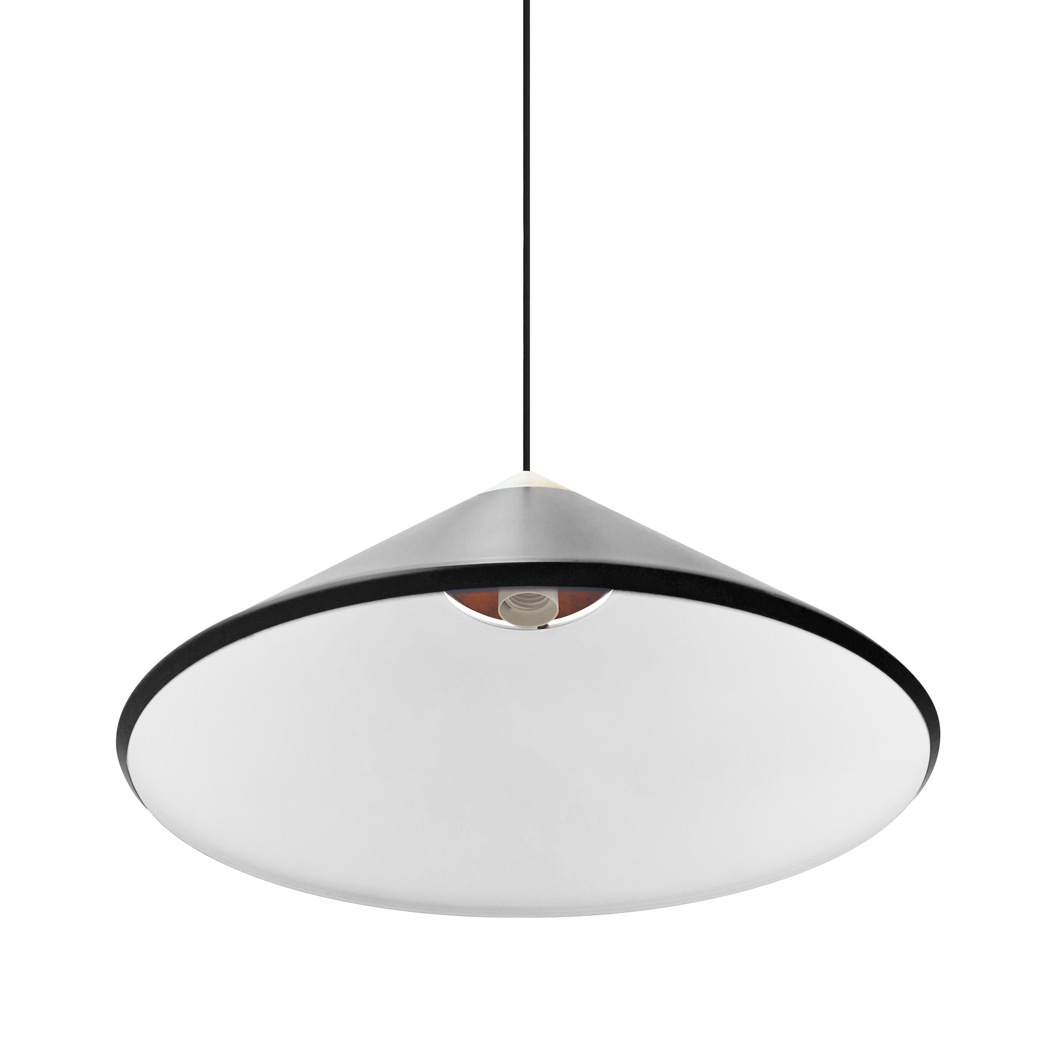 Lampa wisząca czarna z drewnianym akcentem Kinto NO2520083003 - Design for The People - obrazek 6