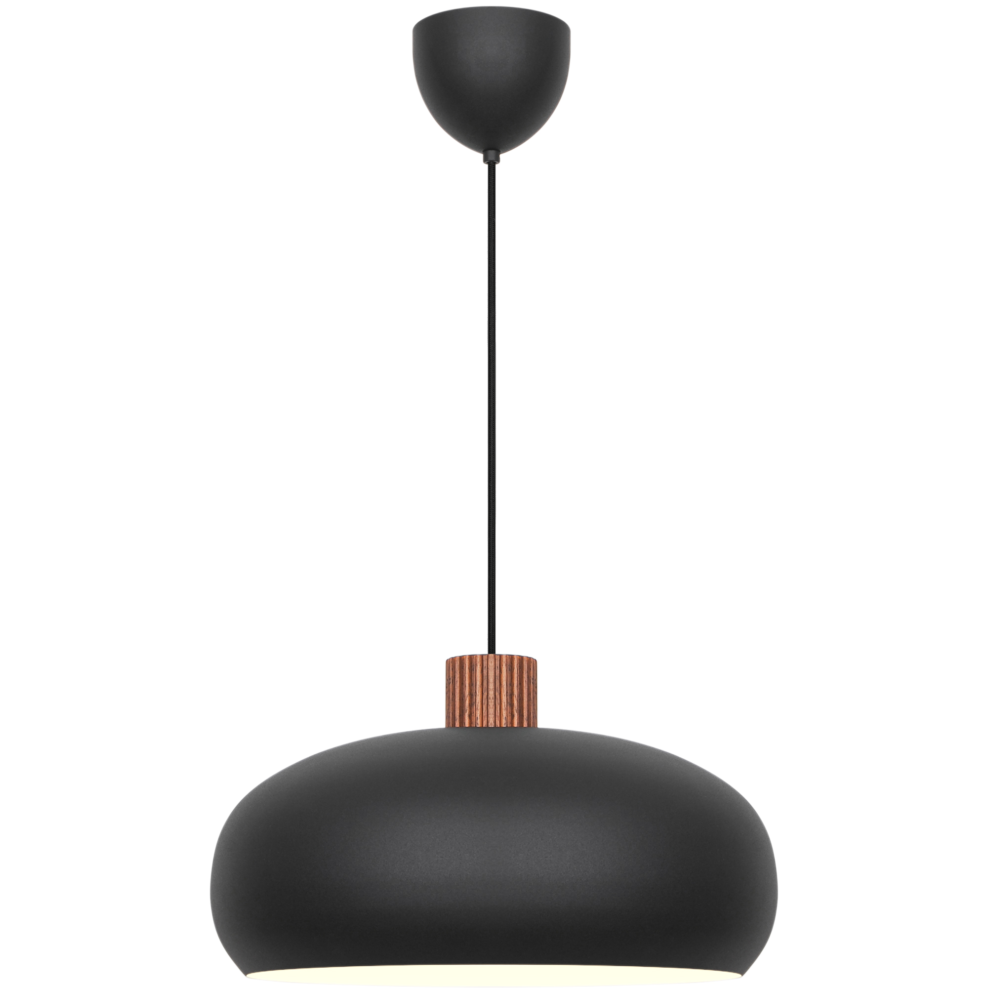 Lampa wisząca do kuchni czarna E27 metalowa Aurelio NO2520103003 - Design for The People