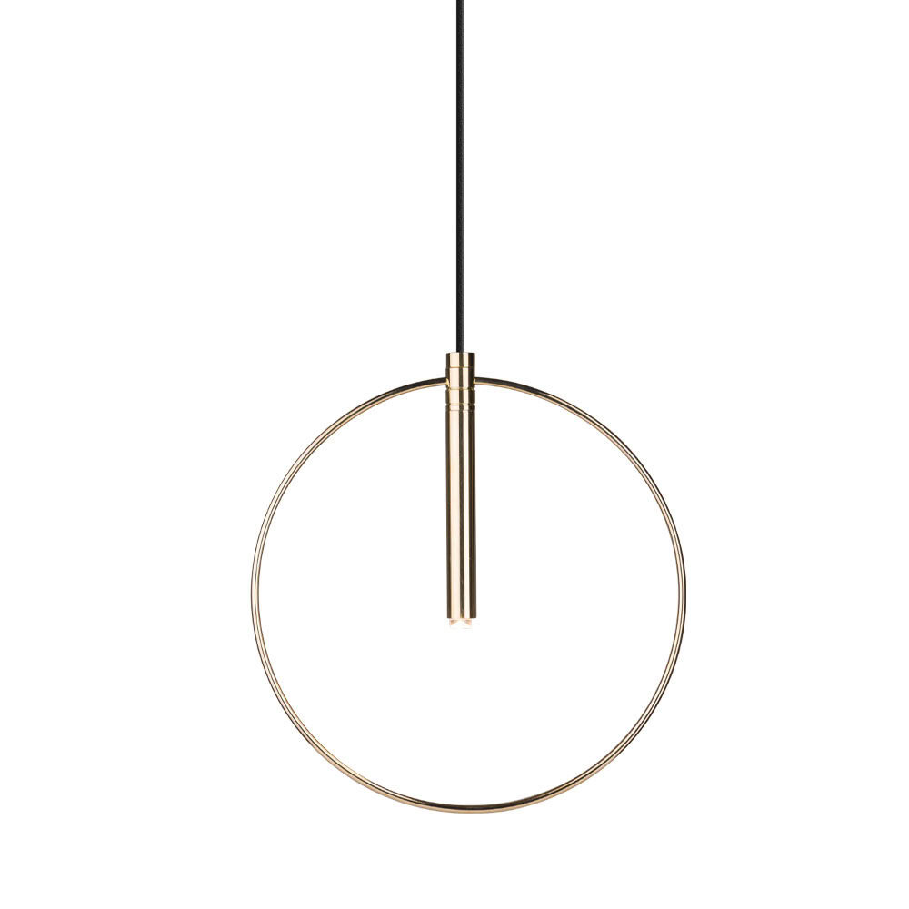 Lampa wisząca Faro okrąg - Mosiądz polerowany (320 mm) 8290 - Antigo