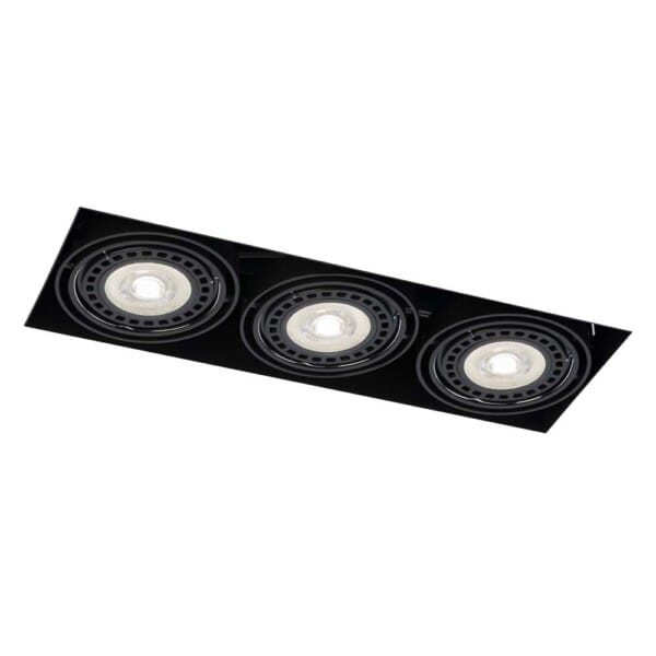 Lampa wpuszczana Komoro 3 - Czarna 3310 - Antigo