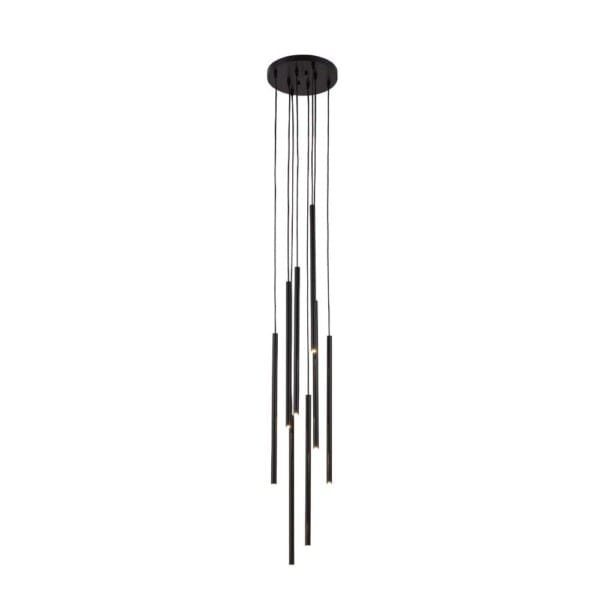 Lampa wisząca Kosame 8 - Czarna (600 mm) 7856 - Antigo