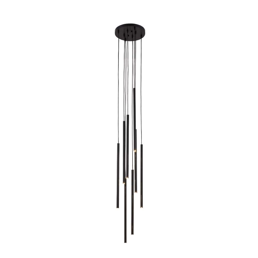 Lampa wisząca Kosame 8 - Czarna (600 mm) 7856 - Antigo