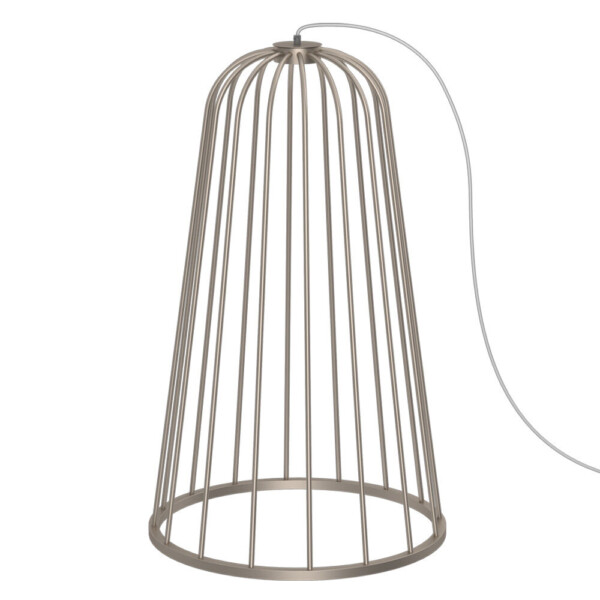 Lampa podłogowa no. moon A F - Srebrny mat (1000 mm) 2008  - Antigo