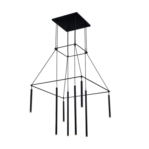 Lampa wisząca alha H - (750 mm) Czarna 9010  - Antigo