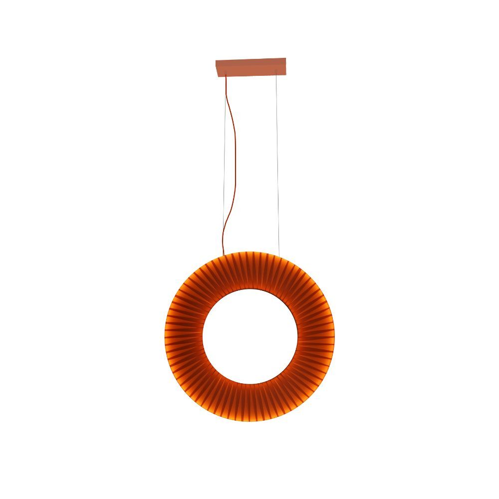 Lampa wisząca NEXO Z1 czerwona terakota średnica 50 cm 4000K 5226 - Antigo