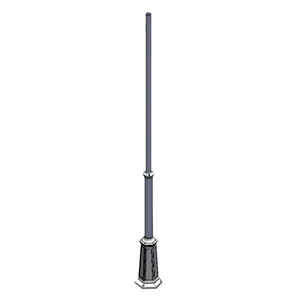 Słup LAMPPOST 3010 WHITE 120-220CM - Norlys