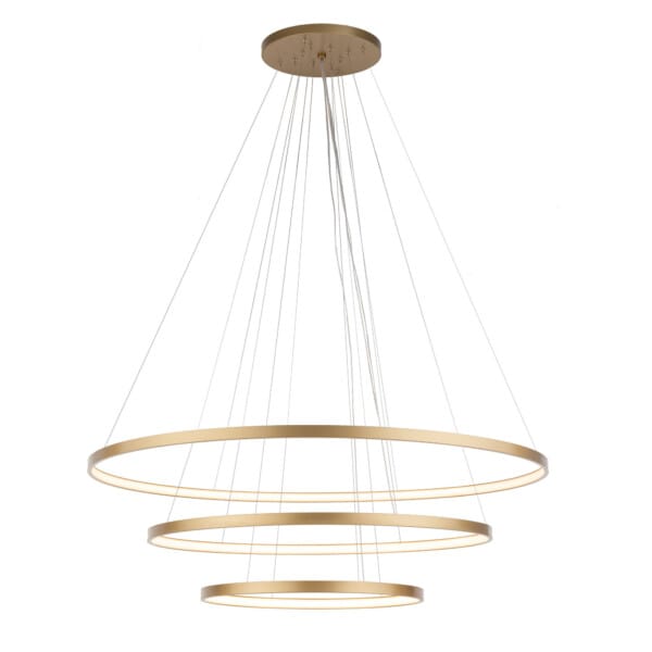Lampa wisząca Agari Multi 3 117-87-57 - Złota (1170 mm) 3000K 5420 - Antigo