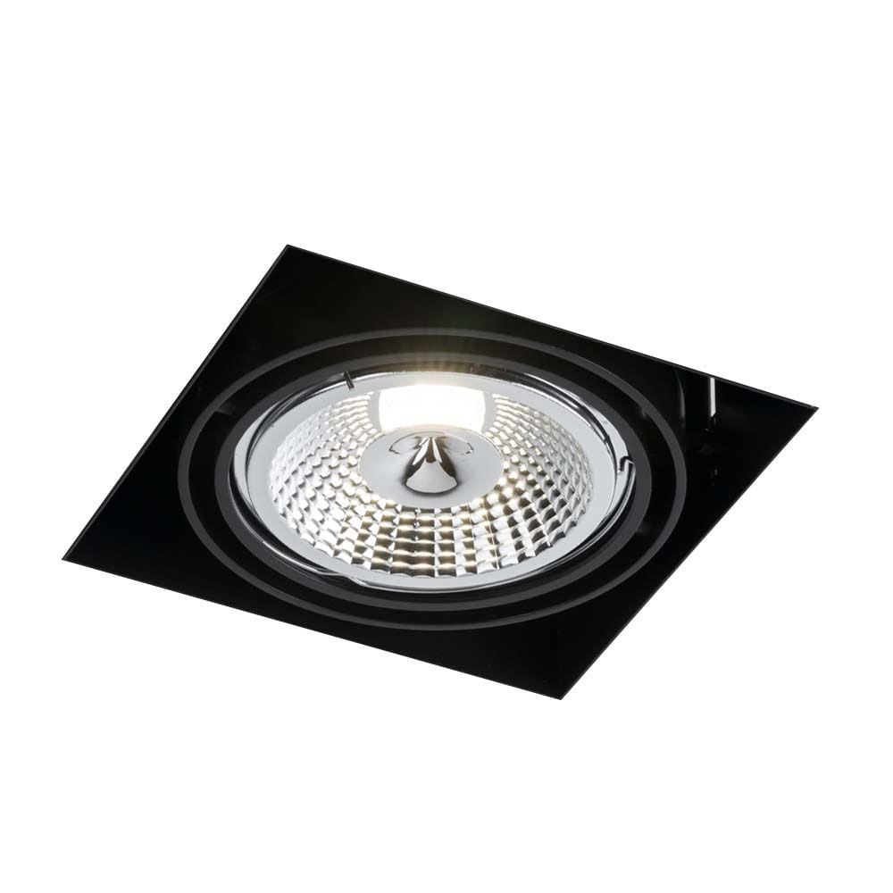 Lampa wpuszczana Komoro - Czarna 3308 - Antigo