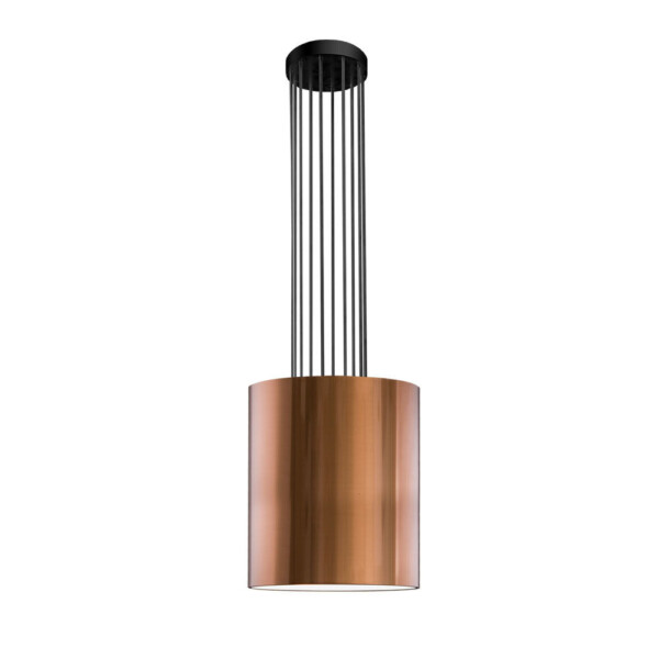 Lampa wisząca IHI - Czarna-miedziany (480 mm) 9493  - Antigo