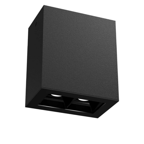 Plafon A - Glare 2 - Czarny (100 mm) 3000K 1033  - Antigo