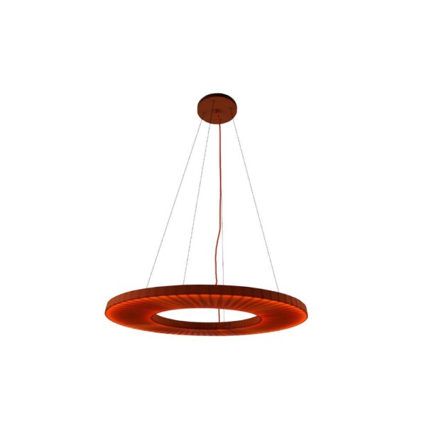 Lampa wisząca NEXO Z4 czerwona terakota średnica 100 cm 4000K 5229 - Antigo