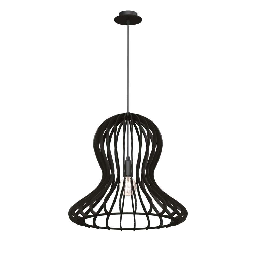Lampa wisząca Octo - Czarna sklejka (440 mm) 5020 - Antigo