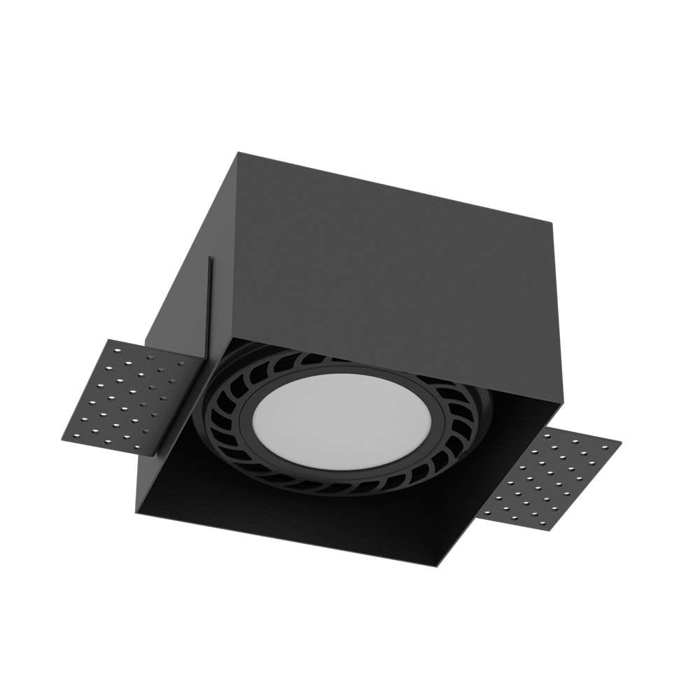 Lampa wpuszczana Cage in 0-1 - Czarna 3268 - Antigo