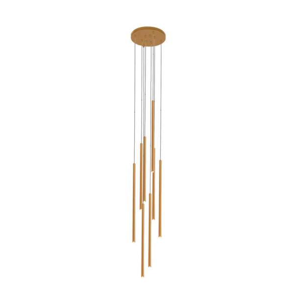 Lampa wisząca Kosame 8 - Złota (600 mm) 5203  - Antigo