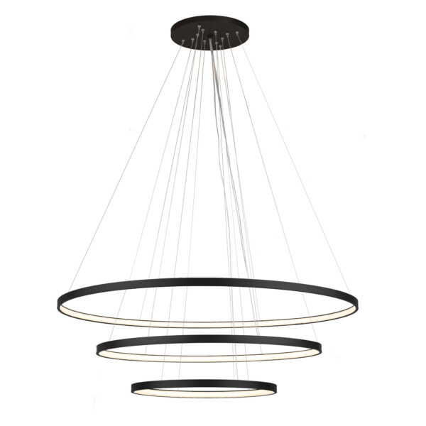 Lampa wisząca Agari Multi 3 117-87-57 - Czarna (1170 mm) 4000K 5431 - Antigo