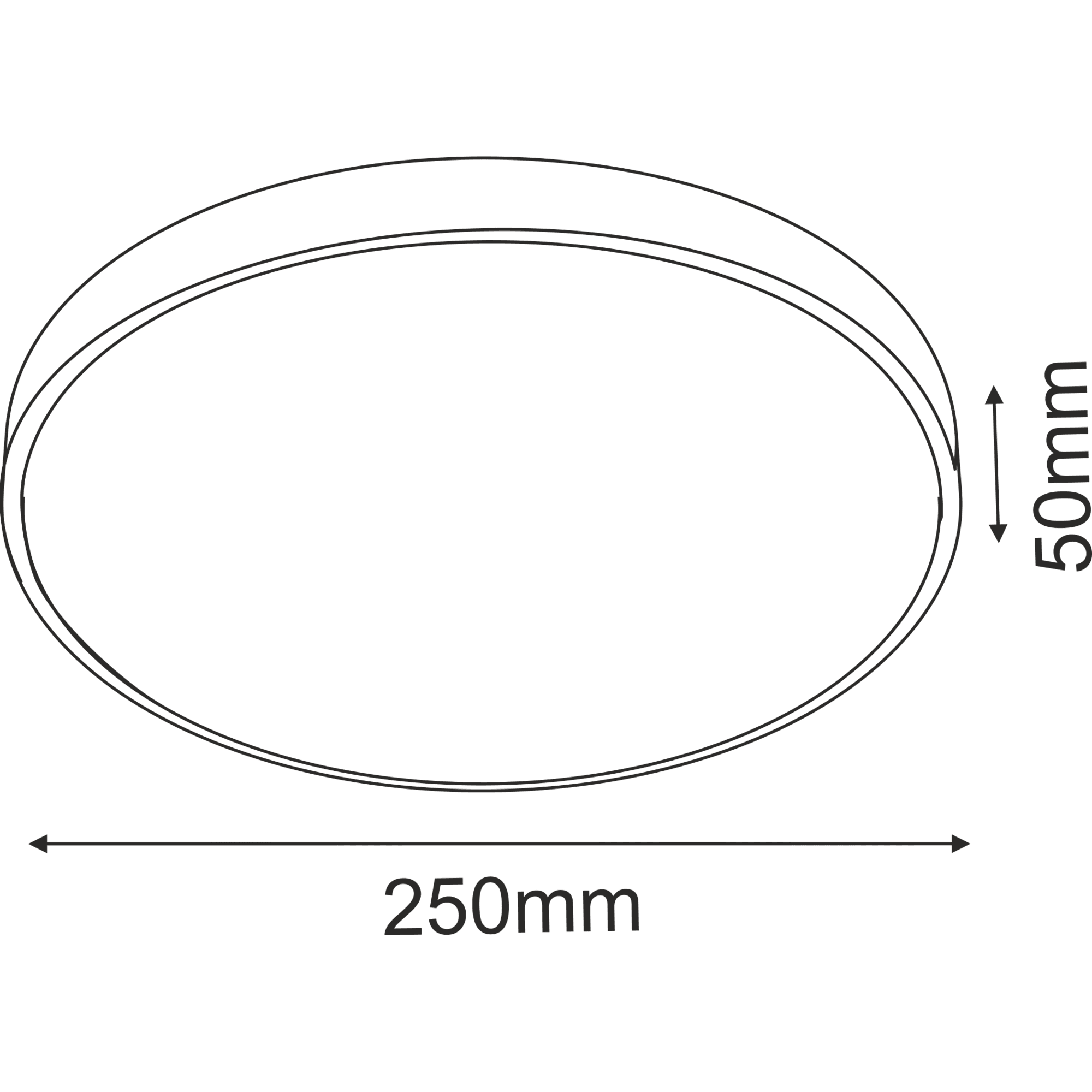 Plafon Ika 25 - Biały-czarny IP54 4000K 1061 - Antigo - obrazek 2
