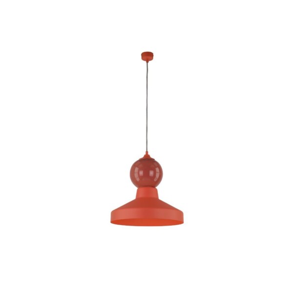 Lampa wisząca ceramiczna TIGALI 3 czerwona terakota 5243 - Antigo
