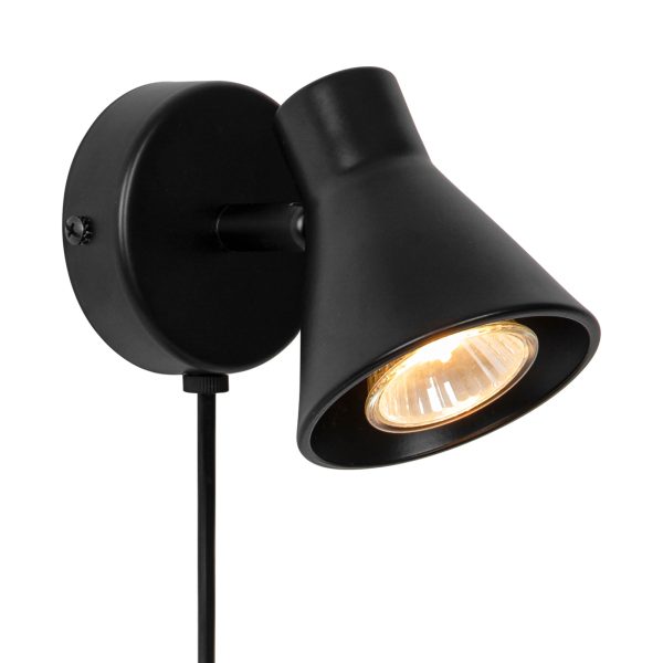 Lampa ścienna EIK Nordlux 1xGU10 35W Metal Czarny NO45761003 - Nordlux
