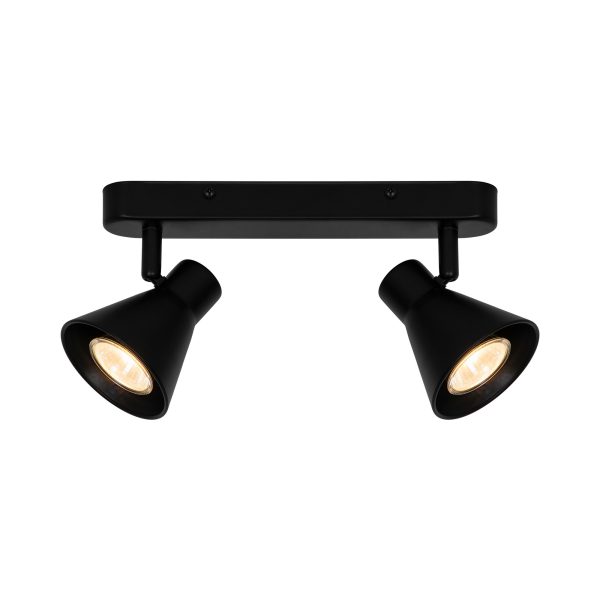 Lampa sufitowa EIK Nordlux 2xGU10 35W Metal Czarny NO45770103 - Nordlux