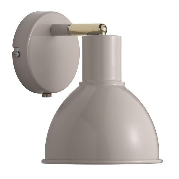 Lampa ścienna POP Nordlux 1xE27 18W Metal Beżowy NO45841009 - Nordlux