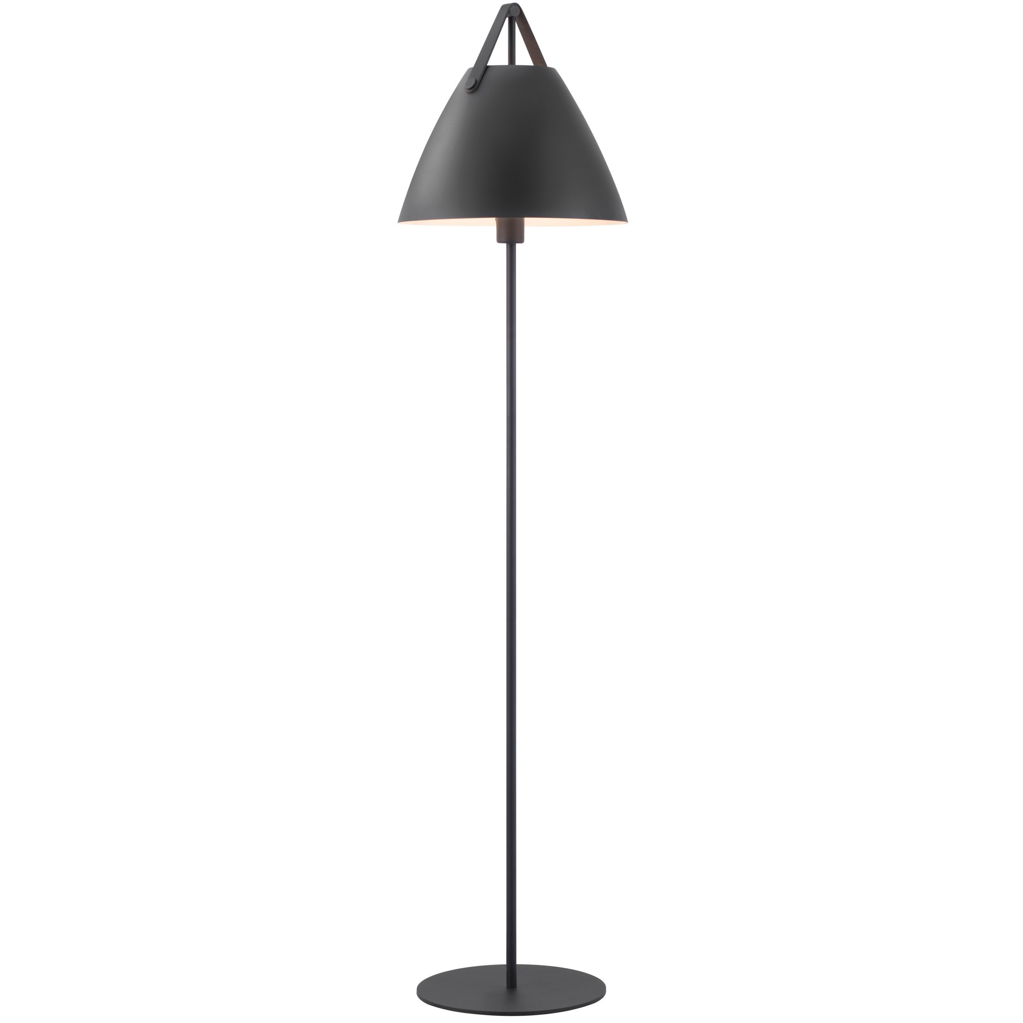 Lampa podłogowa czarna Strap 46234003 - Design For The People