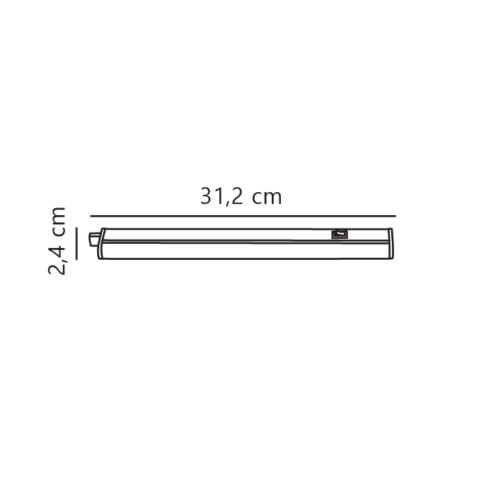 Oprawa podszafkowa Nordlux LATONA 4W — biała, LED, 47416101 - obrazek 8