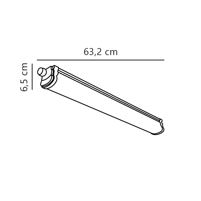 Lampa liniowa do garażu IP65 23W LED 4000K Oakland NO47726101 - Nordlux - obrazek 3