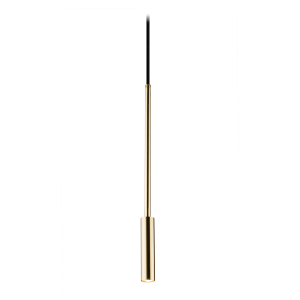 Lampa wisząca Lara 1 - Mosiądz polerowany-czarna (1700 mm) 8346  - Antigo