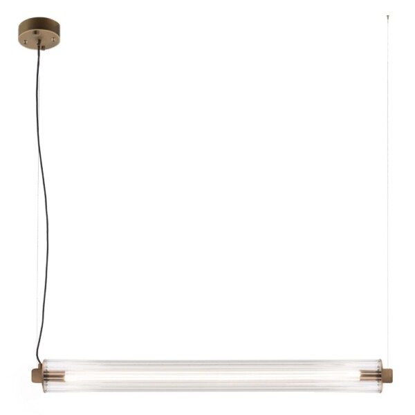 Lampa wisząca MEREZI 4 mosiądz patyna mat 3000K 5219 - Antigo