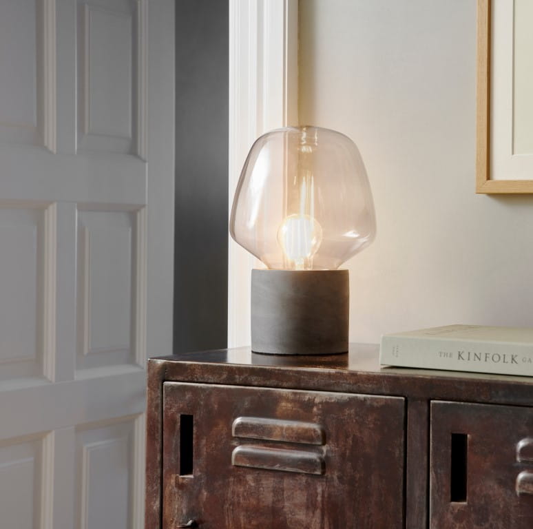 Lampa stołowa CHRISTINA Nordlux 1xE27 25W Beton Antracyt NO48905050 - Nordlux - obrazek 2