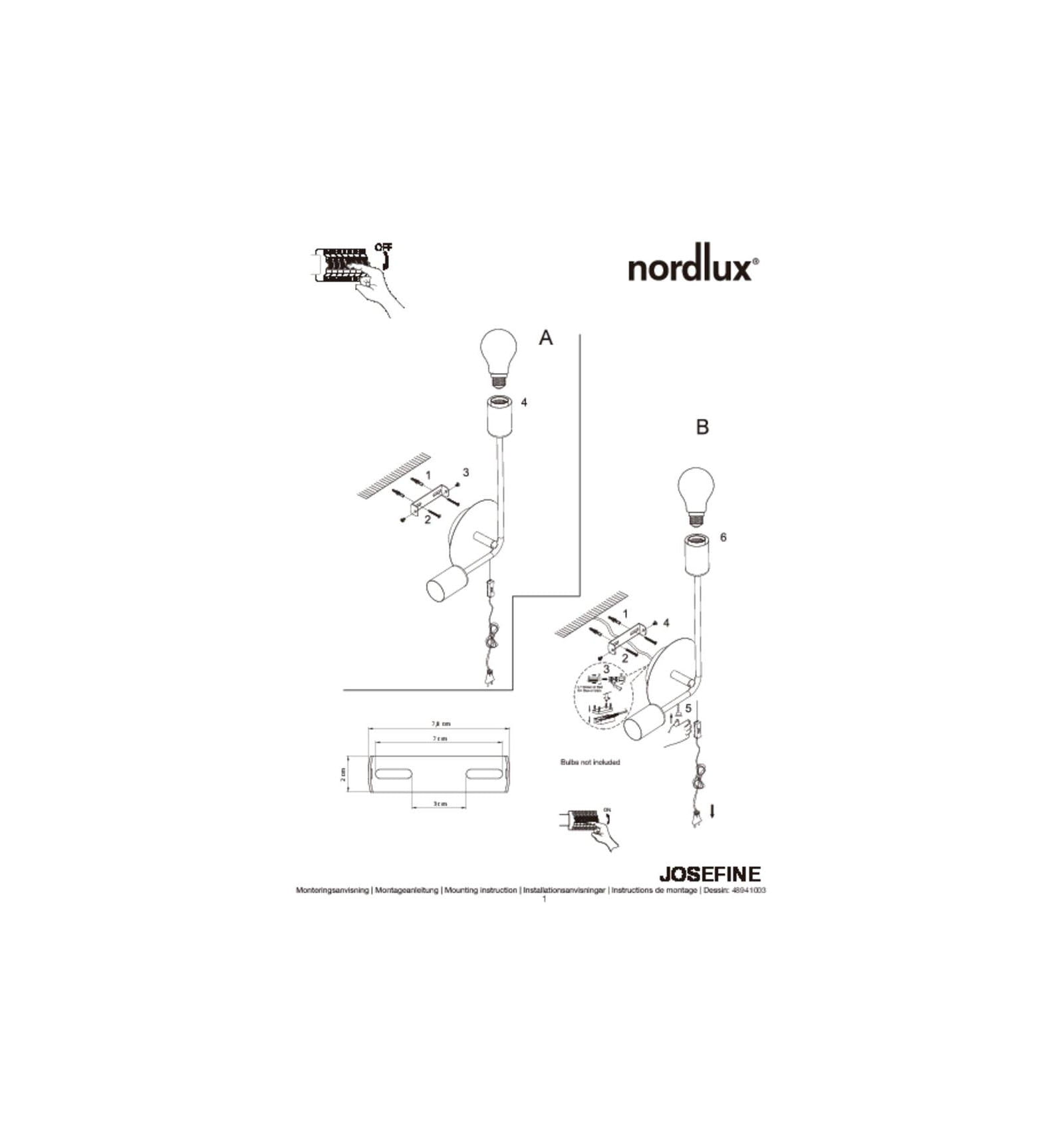Kinkiet loft JOSEFINE NO48941003 – Nordlux - obrazek 2