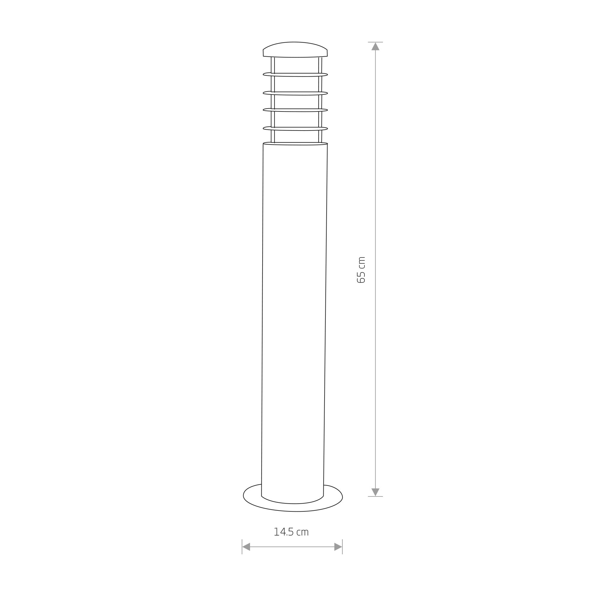 Lampa ogrodowa HORN 4906 - Nowodvorski Lighting - obrazek 2