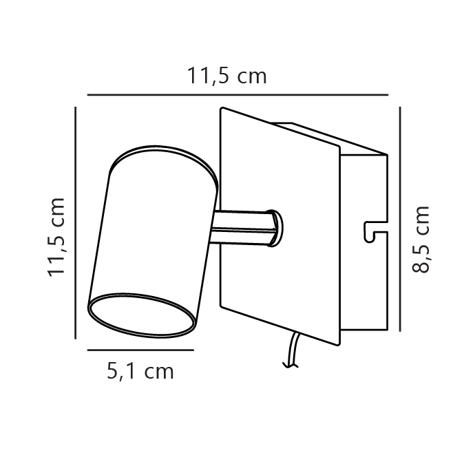 Kinkiet nowoczesny FRIDA NO49801001 – Nordlux - obrazek 2