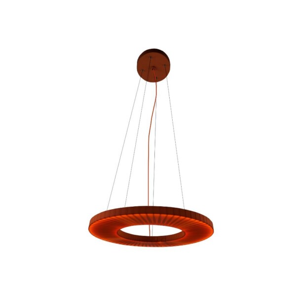 Lampa wisząca NEXO Z3 czerwona terakota średnica 50 cm 4000K 5228 - Antigo