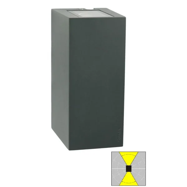 Kinkiet ogrodowy LILLEHAMMER 5028 GRAPHITE UP / DOWN - Norlys