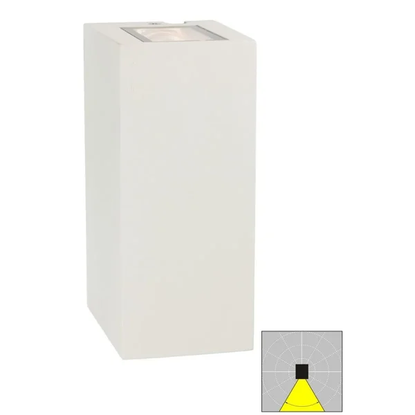 Kinkiet ogrodowy LILLEHAMMER 5029 WHITE LED DOWN - Norlys