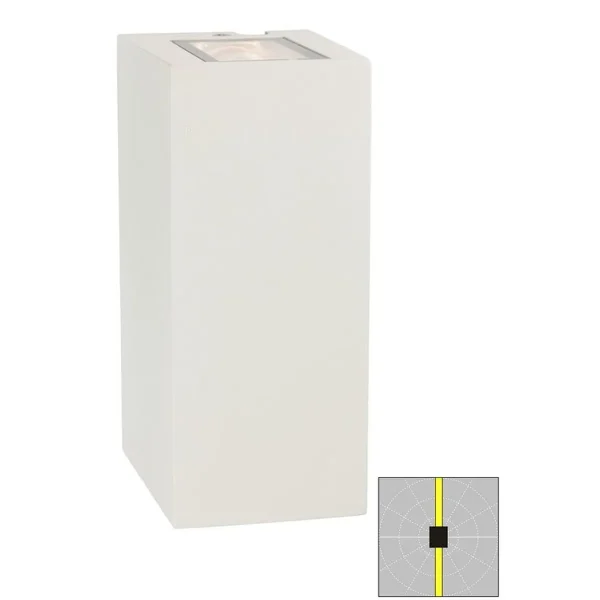 Kinkiet ogrodowy LILLEHAMMER 5030 WHITE UP / DOWN - Norlys