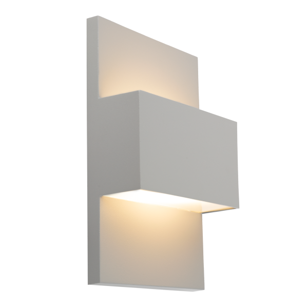 Kinkiet ogrodowy GENEVA 5108 Srebrny LED - Norlys